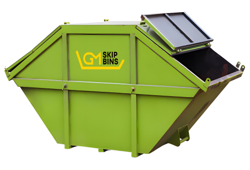 GM Skip Bins truck delivering skip bins in Geelong